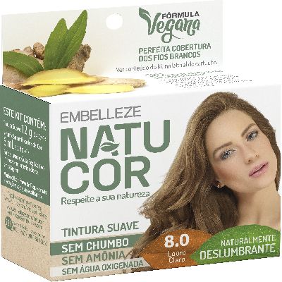 NATUCOR 8.0 LOURO CLARO TINTE SUAVE